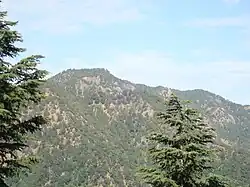 View of a Himalayan peak from Ramgarh