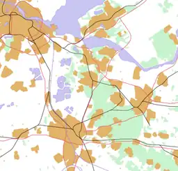 Almere Oostvaarders is located in Northeastern Randstad