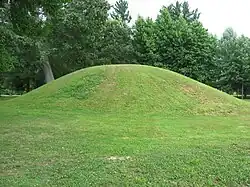 The Ranger Station Mound, part of the Zaleski Mound Group