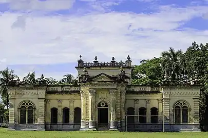 Image 7Natore Rajbari (also known as Pagla Raja's Palace, Natore Palace) was a prominent royal palace in Natore, Bangladesh. It was the residence and seat of the Rajshahi Raj family of zamindars. The famous queen Rani Bhabani lived here and after the death of her husband, expanded both the estate and the palace.Photo Credit: Nur-E-Saud