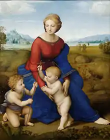 Picture of a woman and two children