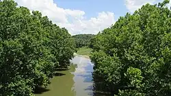 Rattlesnake Creek on the township's northeastern border