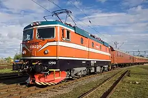 Rc4 in heritage SJ colors, owned by Green Cargo.