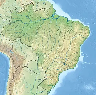 Map showing the location of Santa Isabel Biological Reserve