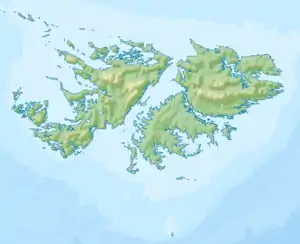 Mount Weddell is located in Falkland Islands