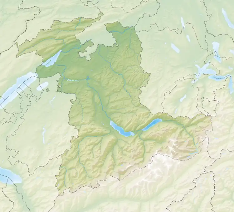 Bleiken bei Oberdiessbach is located in Canton of Bern