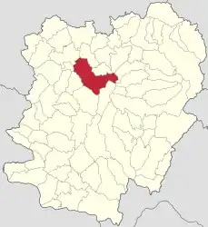 Location in Caraș-Severin County