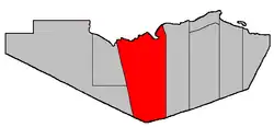 Location within Restigouche County.