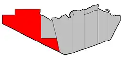 Location within Restigouche County.