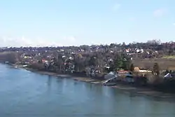 View of Ribnjak from Liberty Bridge