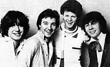 L-R; Steve New, Midge Ure, Rusty Egan, Glen Matlock