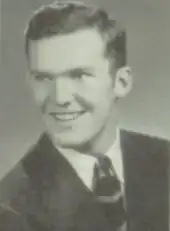 Portrait of teenage man wearing a suit