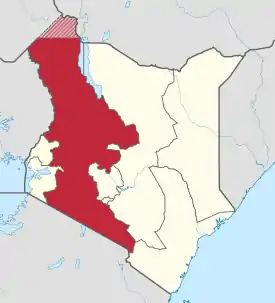 Location in Kenya