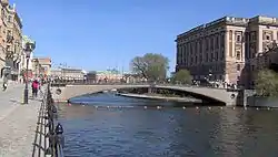 Riksbron, Stockholm, seen from the west, spring 2006