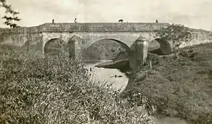 The historic Río Piedras Bridge in 1911.