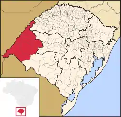 Location of Campanha Ocidental