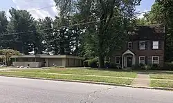 An example of the differing architectural styles within the Riverside neighborhood housing stock