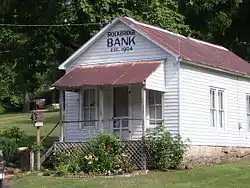 The old bank building at Rockbridge