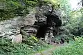 Eroded sandstone formations