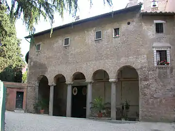 The Basilica of San Stefano Rotondo, Rome (circa 470) has lost the outer of its three arcades but retains the ancient core of the structure.