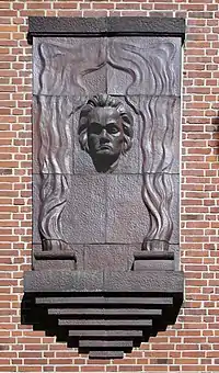 Relief Beethoven in Rostock