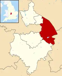 Shown within Warwickshire