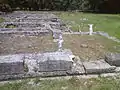 Ruins at the archaeological site