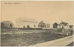 View of the area around the Skogn Station (c. 1920)