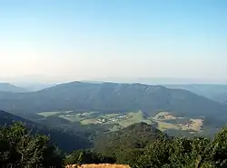 Runina village from Saddle under Durkovec