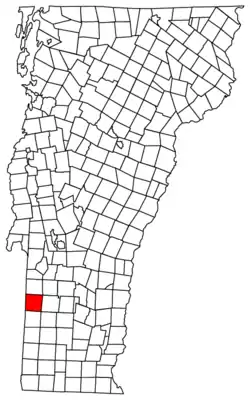 Location of Rupert within Vermont