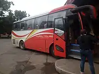 A King Long Bus operated by Rural Tours parked in Molave Integrated bus terminal