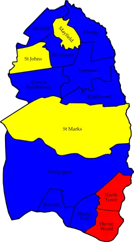 2006 results map