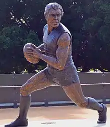 Russell Ebert statue