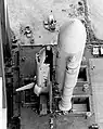 Enterprise makes its first appearance mated with an external tank and SRBs en route to Pad 39A at the Kennedy Space Center