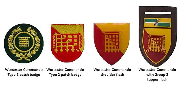 SADF era Worcester Commando emblems