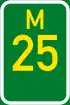 Metropolitan route M25 shield