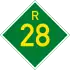 Provincial route R28 shield