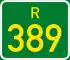 Regional route R389 shield