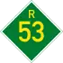 Provincial route R53 shield