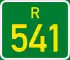 Regional route R541 shield