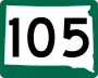 Highway 105 marker