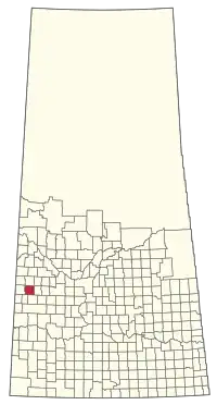 Location of the RM of Progress No. 351 in Saskatchewan