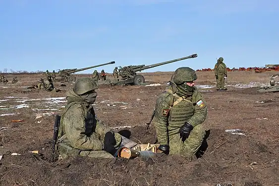 Soldiers of 150th Motor Rifle Division wearing 6B45 armor in 2018