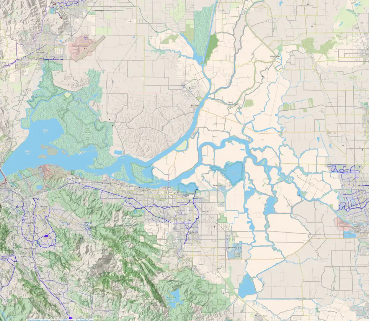 King Island is located in Sacramento-San Joaquin River Delta