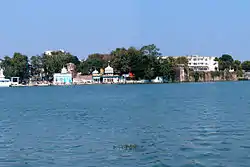 Chakra Ghat at the bank of Lakha Banjara Lake in Sagar (MP)