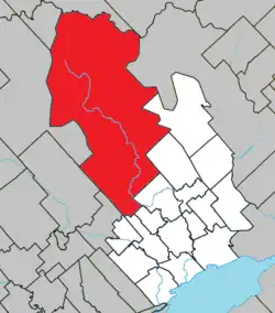 Location within Maskinongé RCM.