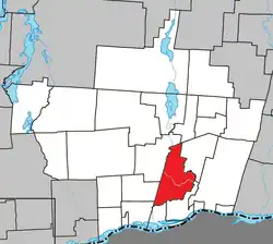 Location within Papineau RCM