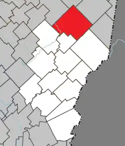 Location within Les Etchemins RCM.