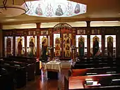 Saint Anne's church interior in 2013 after remodeling