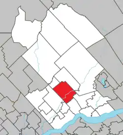 Location within Portneuf RCM